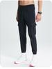 Men's Summer Quick-Dry Elastic Sports Pants, Loose Fit, Four-Way Stretch, Cuffed Ankle, Casual Fitness Wear