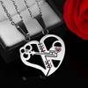 Her Matching Puzzle Stainless Steel Couples
