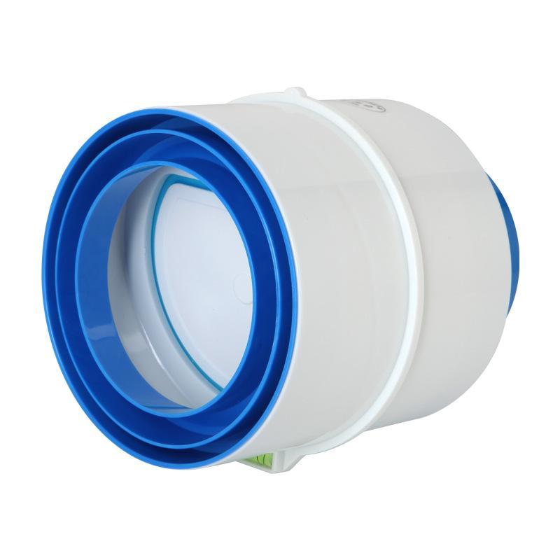 Exhaust Fan Check Valve 80/110mm Round Pipe Backdraft Damper No Noise Silent Vent Part for Bedroom Ensuite Bathroom