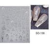 Manicure Ornaments Christmas Bronzing Nail Decals Christmas Bronzing Nail Stickers  Nail Salon