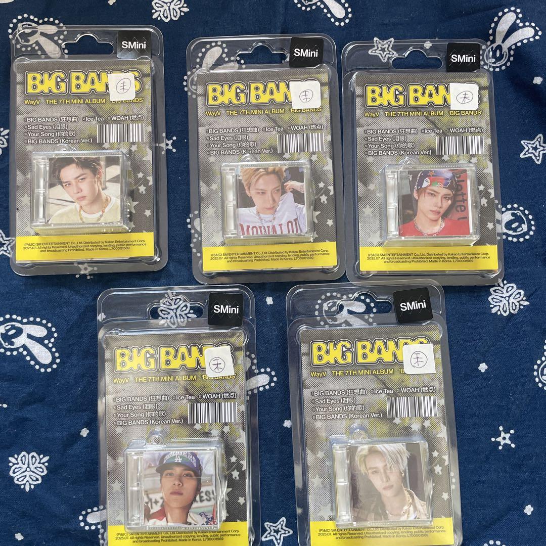 

[Б/У] wayV BIG BANDS Ishin smini 5 комплектов