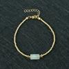 Vintage Crystal Stone Bracelet Adjustable Bead Bracelet Fashion Bohemian Style Bracelet  Gifts
