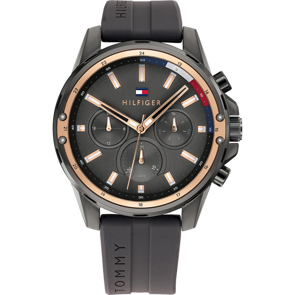

Tommy Hilfiger Mason Grey Dial Grey Silicone/Rubber Strap Men s Quartz Watch 1791792 серый