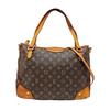 [Pre-Owned] Estrela Medium Brown Coated Canvas Monogram Crossbody Handbag Shoulder Bag - Fair #A63OTD