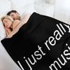 I just really like musicals Throw Blanket Baby Loose Kid'S Beach Blankets