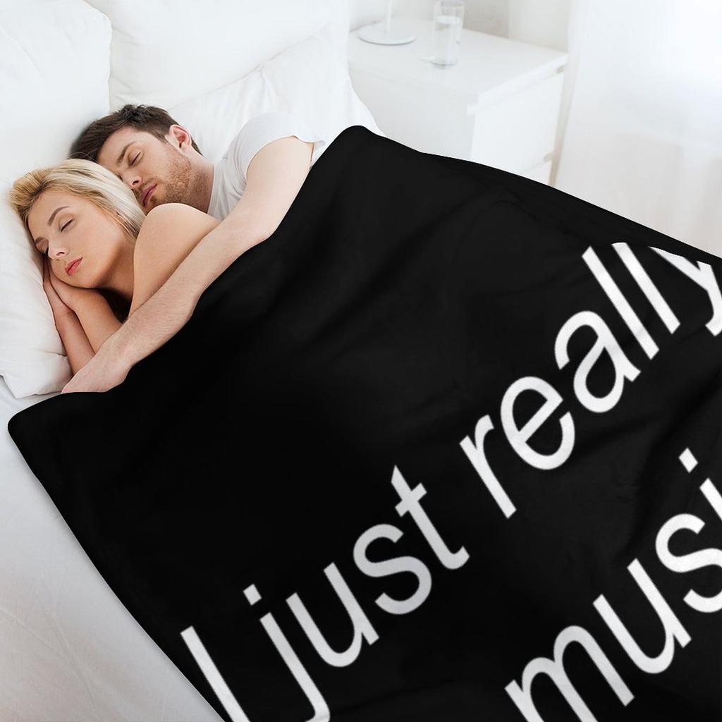 I just really like musicals Throw Blanket Baby Loose Kid'S Beach Blankets