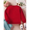 Kids Loose Crewneck Sweatshirt, Cute Cartoon Cat Print Trendy All-Match Long Sleeve Top for Spring Autumn