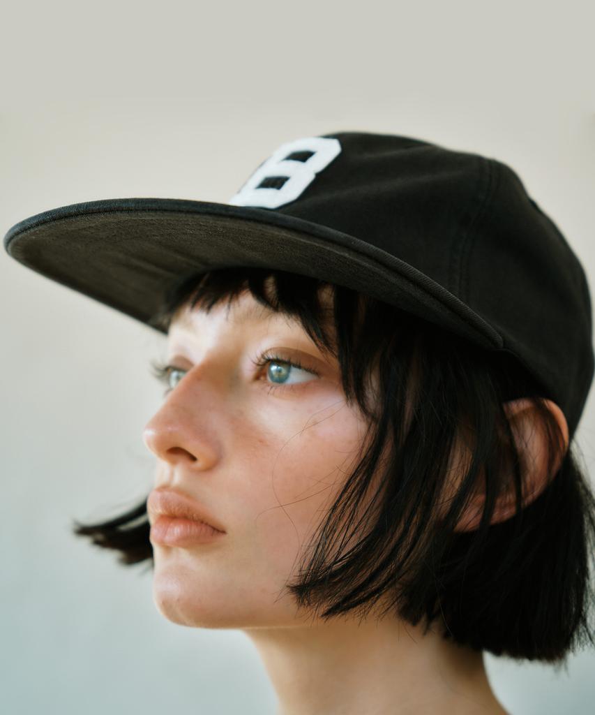 GREENBUTTER B Logo Cap (Black)