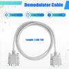 1PC 5ft F / F Serial RS232 Null Modem Cable Female to Female DB9 FTA Connection 9 Pin Data COM Cable Converter PC Accessory