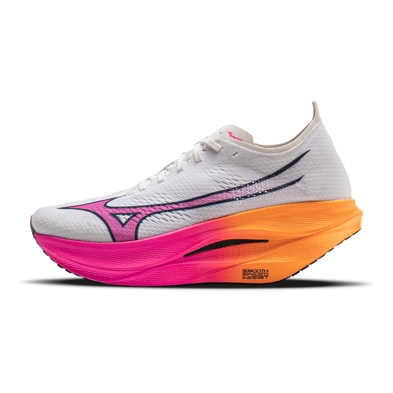 

Mizuno Wave Rebellion Pro 3 Удобные кроссовки с низким верхом Унисекс Белые U1GD253311 42.5