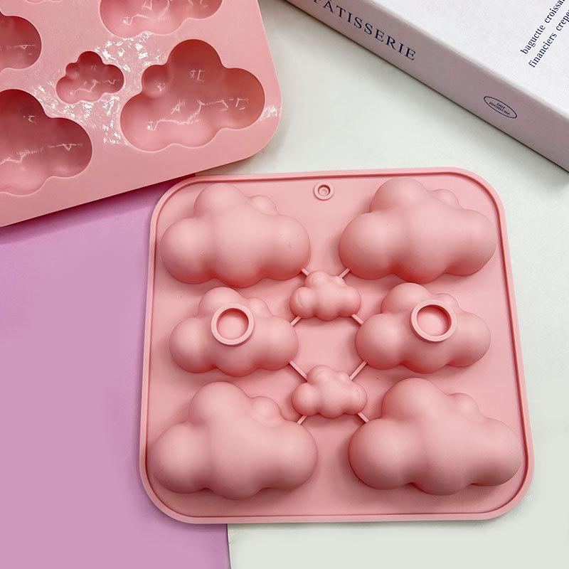 Cloud Silicone Mold for DIY Chocolate, Mousse, Cheese, Ice Cubes, and Soap