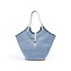 Niche Design Single-shoulder Bag, Large-capacity Retro Bag, Denim Fringed Tote Bag, Versatile Hand-held Large Bag