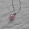 LOVE ROSE QUARTZ NECKLACE