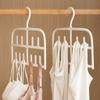New Double-layer Inner Clothes Hanger, Jewelry Rack, Seamless Clothes Hanger, Storage and Organization Wonder, Underwear Hook