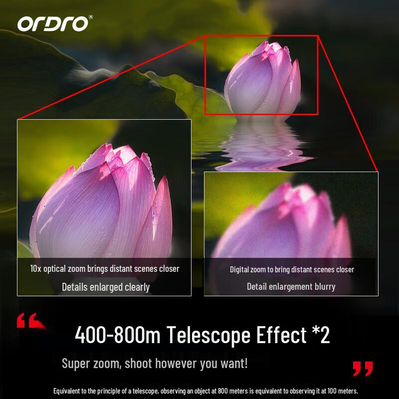 

AODA Z82 Professional HD Camcorder for Vlogging and Live Streaming (CN version)