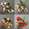 Floral Camellia Arrangement Decor Silk Flowers Weddings Photography Props
