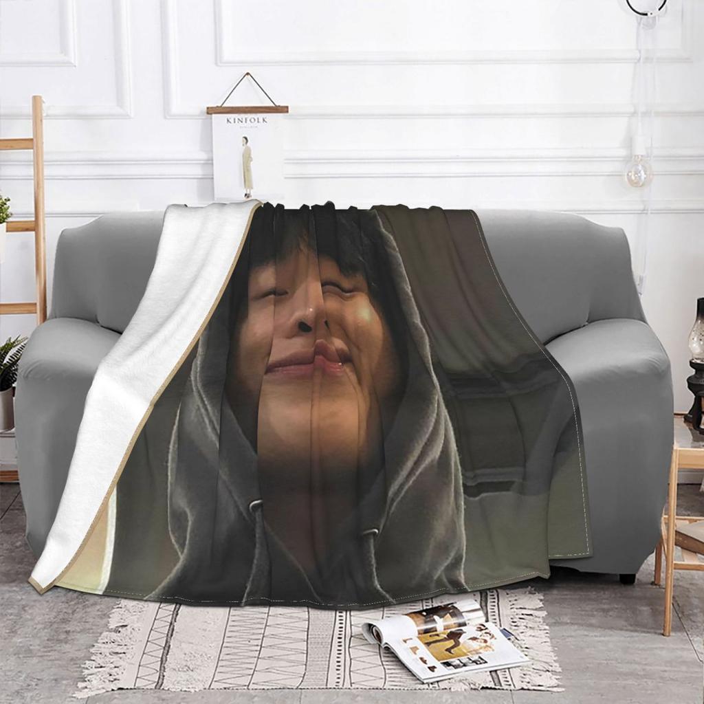 Kenji Kishimoto Shatter Me Blankets Soft Warm Flannel Throw Blanket Cover for Bed Living room Picnic Travel Home Couch