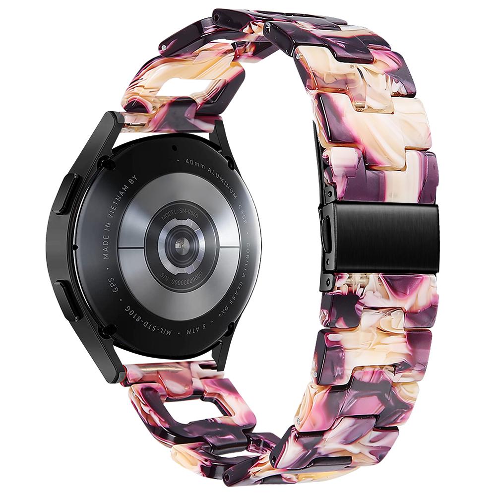 For Garmin Forerunner 245/245 Music Fashion D-Shape Resin Strap Bracelet Watchband
