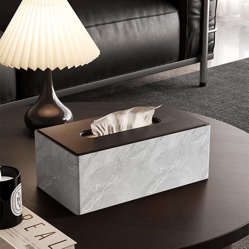 

Handton Light Luxury Desktop Tissue Box