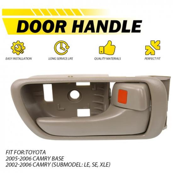 Interior Door Handle For 02-06 Toyota Camry Japan or  Built Front or RH Rear
