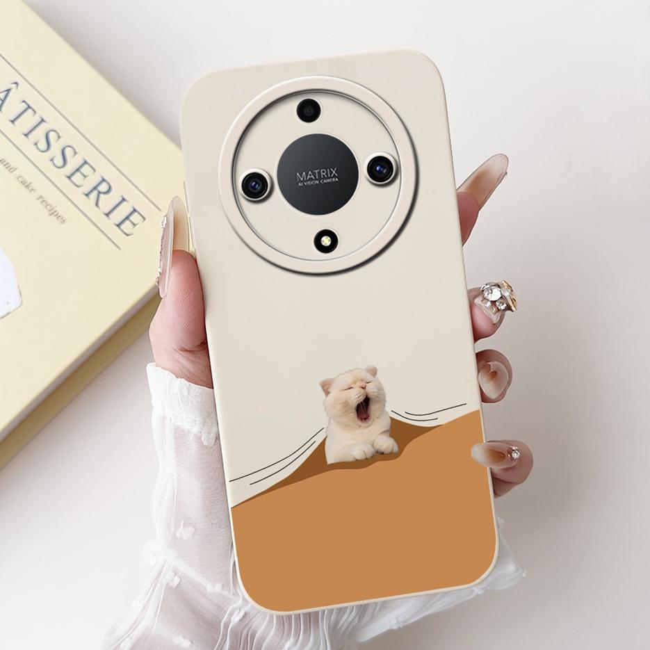 For Honor X9b Case Magic6 Lite ALI-NX3 Cute Panda Cartoon Cover Shockproof Phone Case For Honor Magic 6 Lite HonorX9b Soft Shell