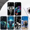 RP5 Animal Elephant Transparent Case for LG K22 K30 K40 K40S K41 K42 K50 K50S K51 K51S K52 K61 K62 K71 K92 Q60 Q61 V40 V50 V60