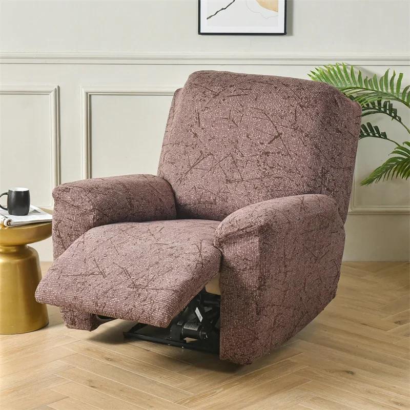 1 2 3 Seater Recliner Sofa Cover Stretch  Chair Cover Elastic Sofa Slipcovers for Living Room Armchair Furniture Covers