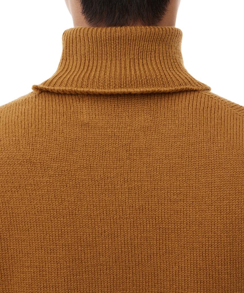 PEREGRINE Makers Stitch Polo Neck Sweater Wheat / Wj 71038