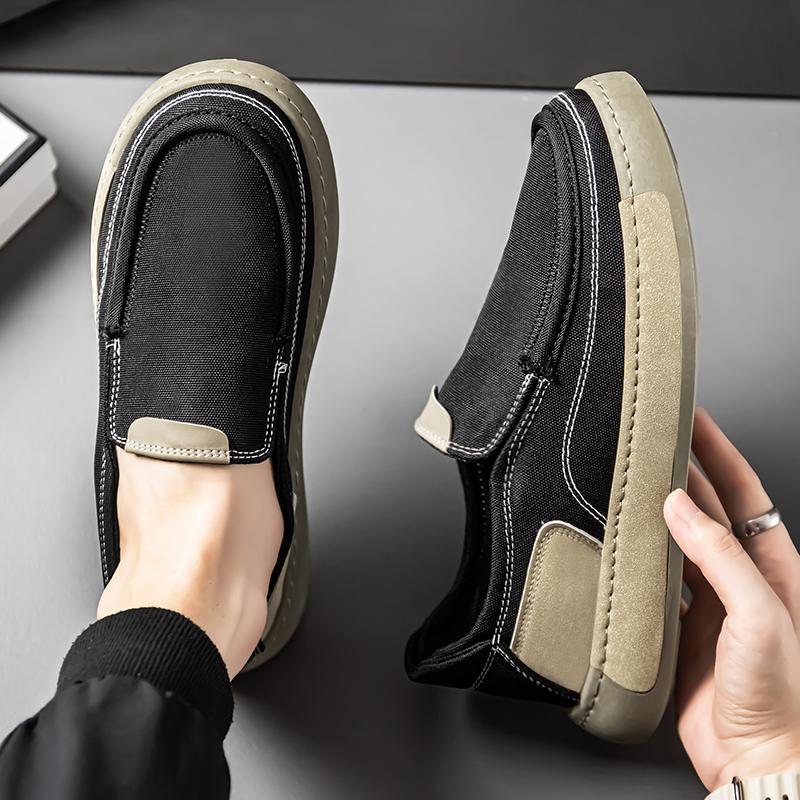 Men's Shoes 2026 New Fashion Trend One Foot Cloth Shoes Men's Lightweight Lazy Trend Versatile Comfortable Casual Board Shoes