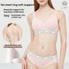 Seamless Sports Bra Set for Women No Steel Ring Bra Breathable and Comfortable Underwear