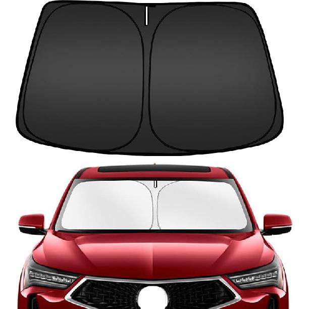 ARISMOTOR Windshield Sun Shade For Hyundai Kona 2024-2025 2026,  Fit Foldable Front Window Sunshade Sun Visor Protector, Block UV Rays Keep Your Car
