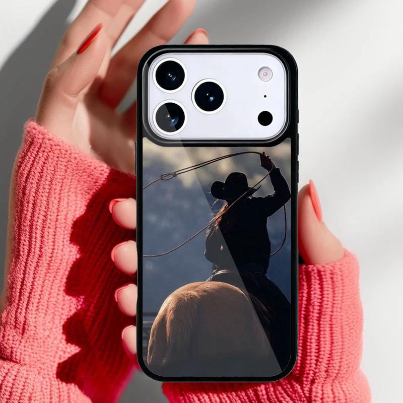 

Rider Rodeo Cowgirl Phone Case for iPhone 17 Air 16e 15 14 13 Pro Max Back Cover for 12 11 Pro Coque iPhone 14 Plus