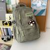 Schoolbag Large Capacity Backpack Female Korean Edition College Wind Anti-splashing Student School Bag Casual Versatile Daily Travel Backpack