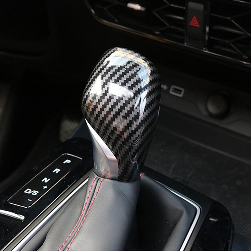 Διακοσμητικό κάλυμμα εσωτερικού καλύμματος κεφαλής κουμπιού αλλαγής ταχυτήτων αυτοκινήτου για αξεσουάρ MG 6 MG5 MG6 HS ZS