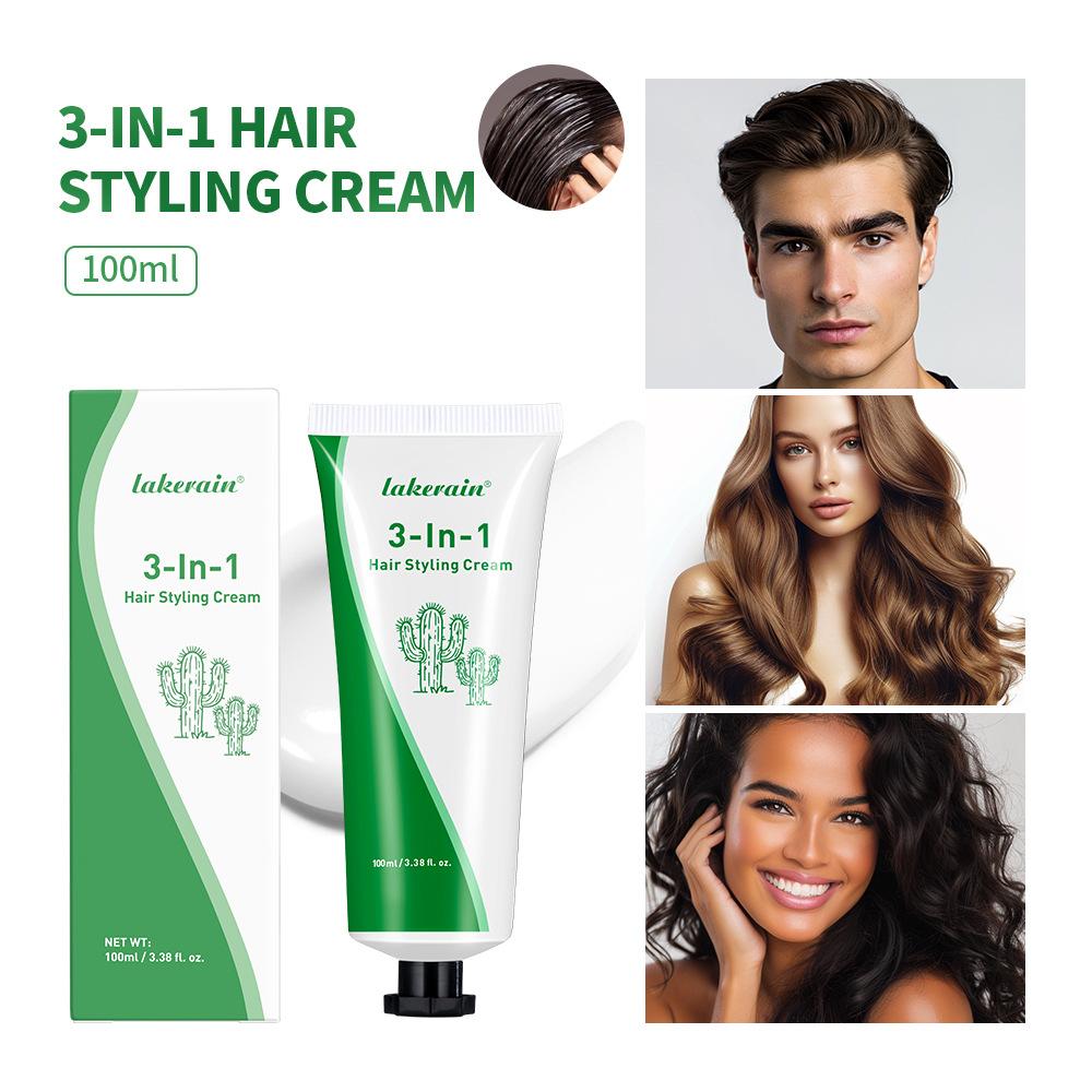 100ml Hair Styling Curry, Long-lasting Fluffy, Quick-drying And Styling, Suitable For All Hair Types, Perfect For Creating The Desired Hairstyle