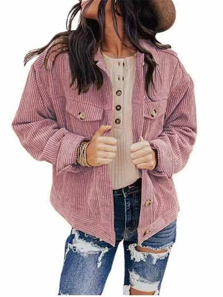 Autumn New Arrivals Women's Clothing Pure Color Down Jacket Top Cardigan Loose Heart Wool Coat