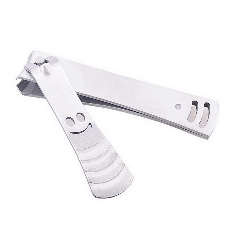 För rakt skuren nagelklippare i rostfritt stål Professionell manikyrtrimmer Högkvalitativ tå