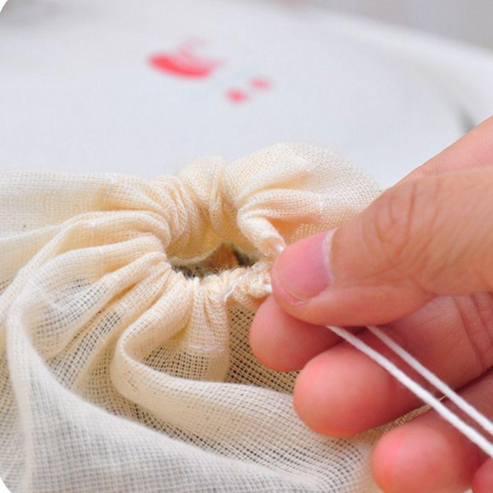 Grade Tea Filter Food Packing Bags Unbleached Drawstring Bags Muslin Bag Sachet Bag Cotton Pouch