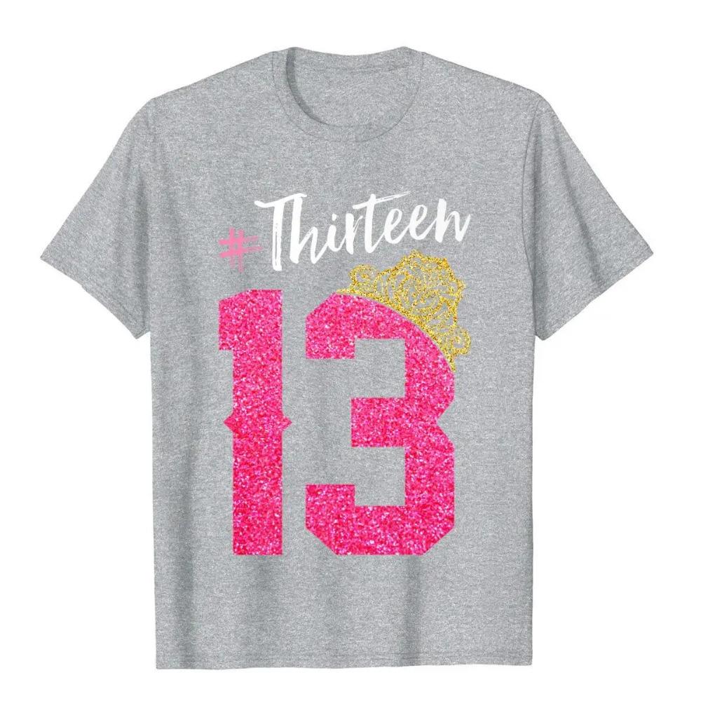 13 let Oficiální teenager 13. narozeniny Dívky Prémiové tričko Compan Print Trička Bavlněná trička pro muže Přizpůsobené