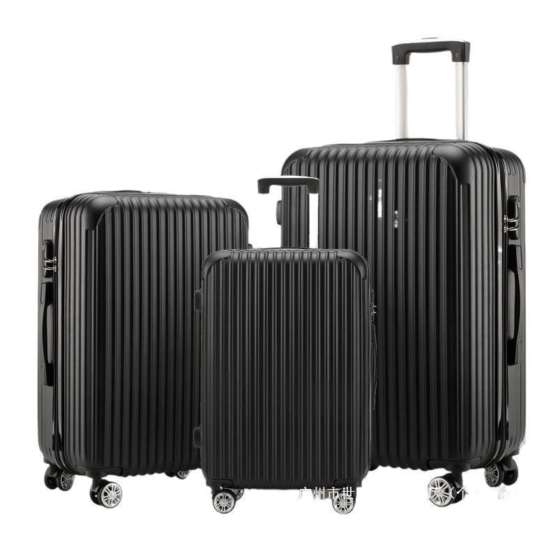 Sturdy and Durable Three-Piece Luggage Set with Anti-Collision Corners: 20, 24, 28 Inch Sizes