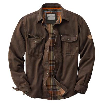 Herren Baumwolljacke Lockere Übergroße Oberteil Freizeitjacke