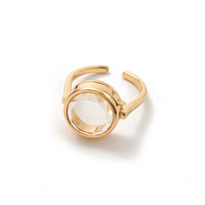 Инновационное Открывающееся Кольцо-Сердце/Круглое Кольцо Для Женщин Девушек Регулируемое Открытие Обручальное Кольцо Модный Пальцевой Аксессуар