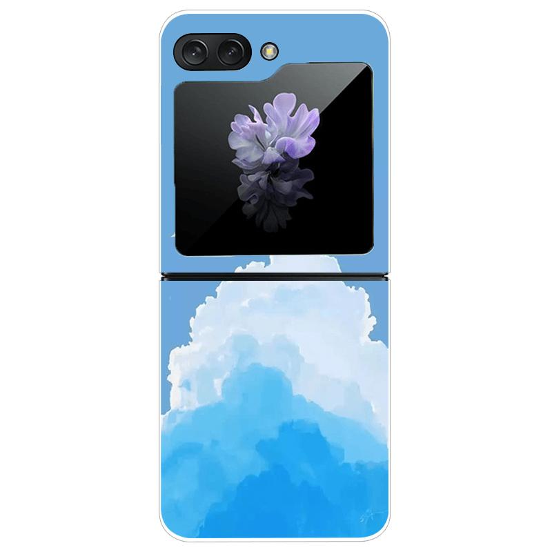 For Samsung Z Flip7 Hard Case ZFlip7 5G Transparent PC Phone Cases For Galaxy Z Flip 7 Fashion Cartoon Clear Protective Fundas