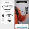 DJI Osmo Nano HD Explosion-Proof Tempered Film & Selfie Stick for Action Camera
