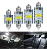 2pcs C10w C5w Festoon 31mm 36mm 39mm 42mm 3570 Super Bright Led Car Interior Reading Lamp LED Bulbs Dome Light White 12V 6000K