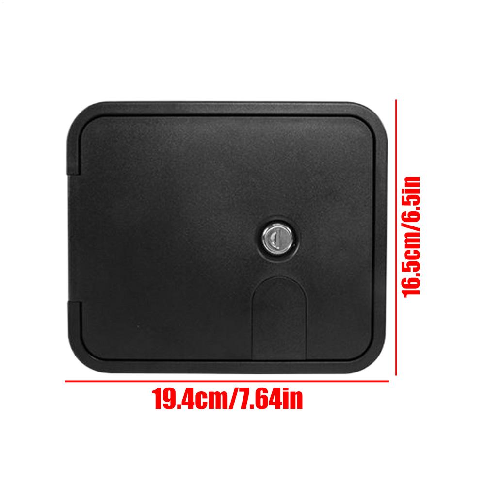 RV Access Door Rust Resistant Compartment Cover RV Cord Storage Hatch For Inspection Port Floor Cable Indoor Vehicles