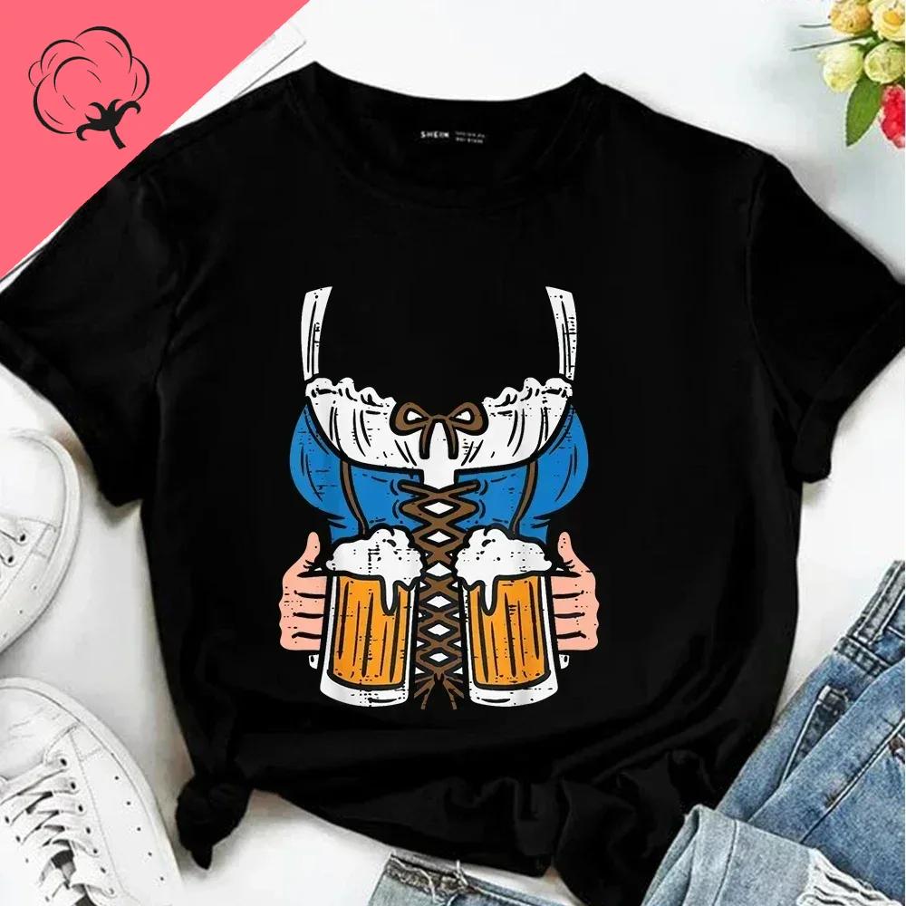 Beer Lovers Tshirt Summer Fashion Beer Lovers Fun And Creative Tshirt Unisex And Unisex Short Sleeves Cotton Printed Tshirt