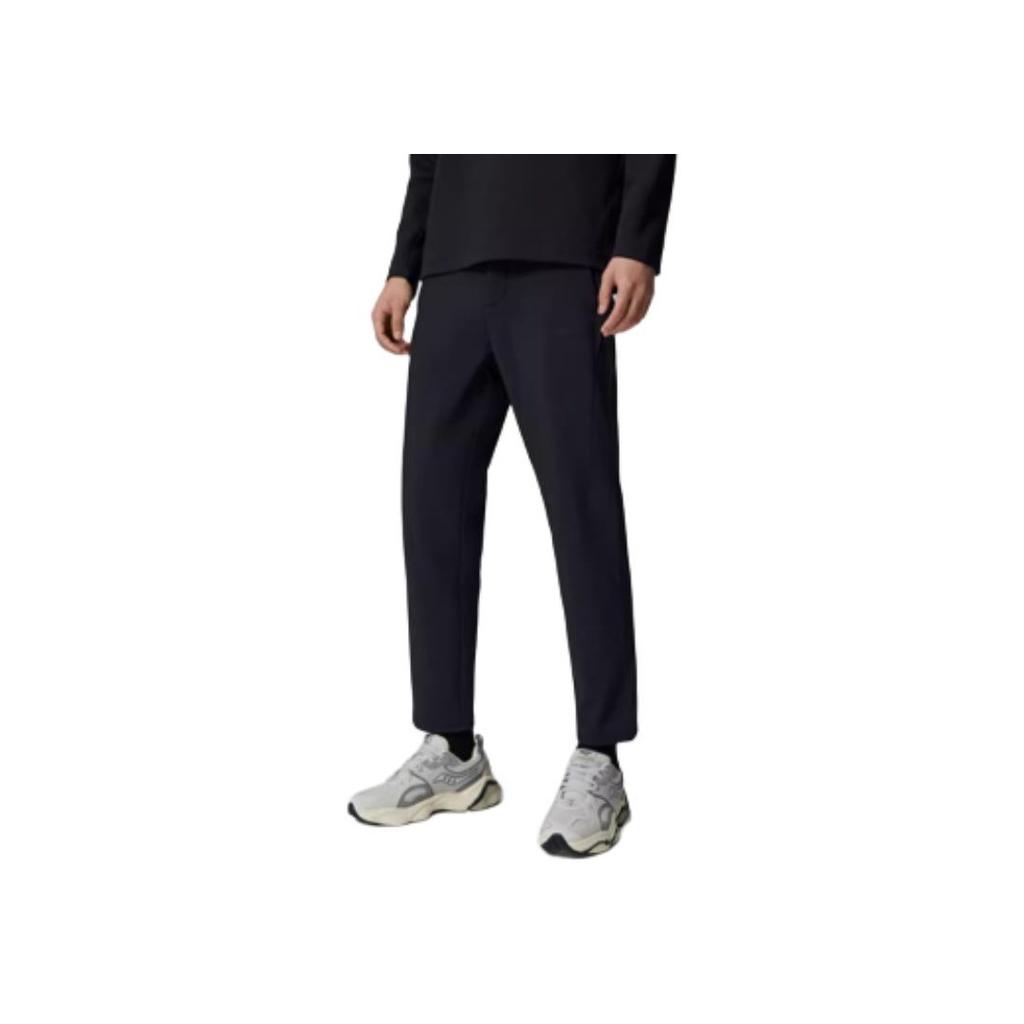 SAUCONY Solid Color Sports Fashion Versatile Mid-Rise Casual Pants Men Bottoms Black SC2240202AL-BK01