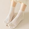 5 Finger Boat Sox Women Toe Socks Fashion Breathable Summer Ladies Girl Ultrathin Invisible Cotton Five-Finger Sock