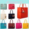 Chic And Stylish Candy Color Pu Leather Tote For Women With Floral Design